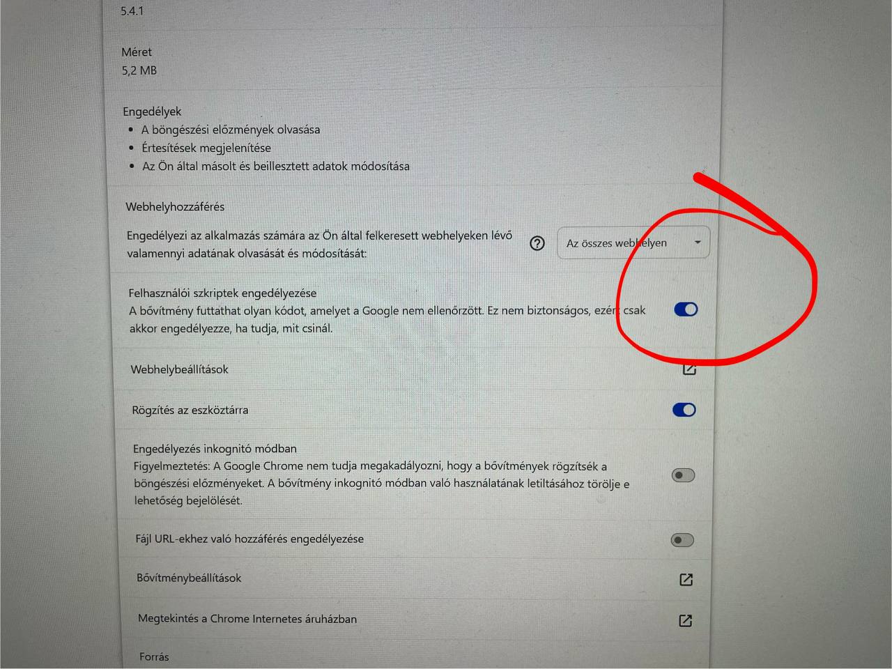 OENY HRSZ script panel - letöltés és konvertálás